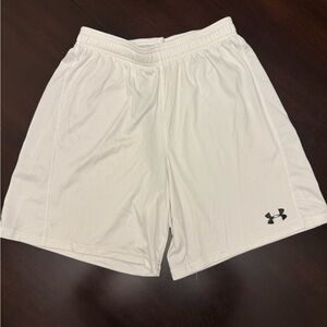 Under Armour Men's White Sports Shorts
